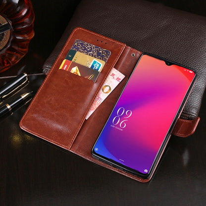 For Doogee X95 / X95 Pro idewei Crazy Horse Texture Horizontal Flip Leather Case with Holder & Card Slots & Wallet(Rose Red) - More Brand by idewei | Online Shopping South Africa | PMC Jewellery | Buy Now Pay Later Mobicred