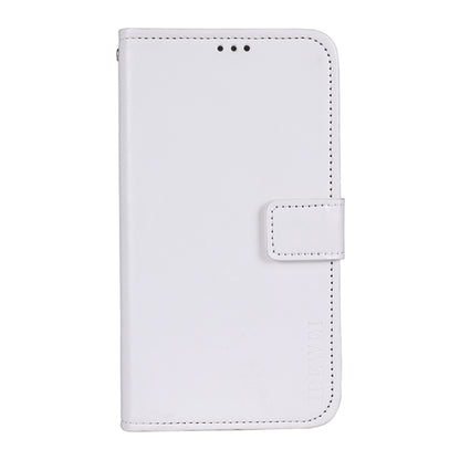 For Doogee X95 / X95 Pro idewei Crazy Horse Texture Horizontal Flip Leather Case with Holder & Card Slots & Wallet(White) - More Brand by idewei | Online Shopping South Africa | PMC Jewellery | Buy Now Pay Later Mobicred