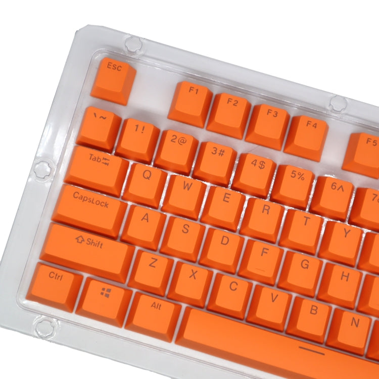 HXSJ P9 104 Keys PBT Color Mechanical Keyboard Keycaps(Orange) - Other by HXSJ | Online Shopping South Africa | PMC Jewellery | Buy Now Pay Later Mobicred