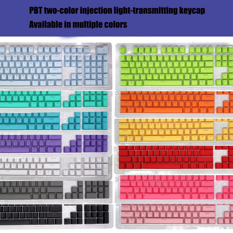 HXSJ P9 104 Keys PBT Color Mechanical Keyboard Keycaps(Purple) - Other by HXSJ | Online Shopping South Africa | PMC Jewellery | Buy Now Pay Later Mobicred