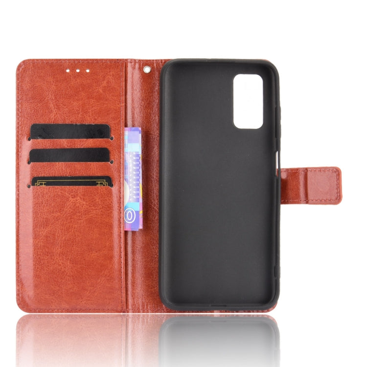 For Blackview A90 Crazy Horse Texture Horizontal Flip Leather Case with Holder & Card Slots & Lanyard(Brown) - More Brand by PMC Jewellery | Online Shopping South Africa | PMC Jewellery