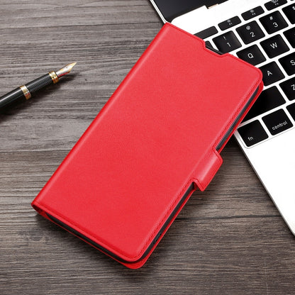 For Doogee X96 Pro Ultra-thin Voltage Side Buckle PU + TPU Horizontal Flip Leather Case with Holder & Card Slot(Red) - More Brand by PMC Jewellery | Online Shopping South Africa | PMC Jewellery | Buy Now Pay Later Mobicred