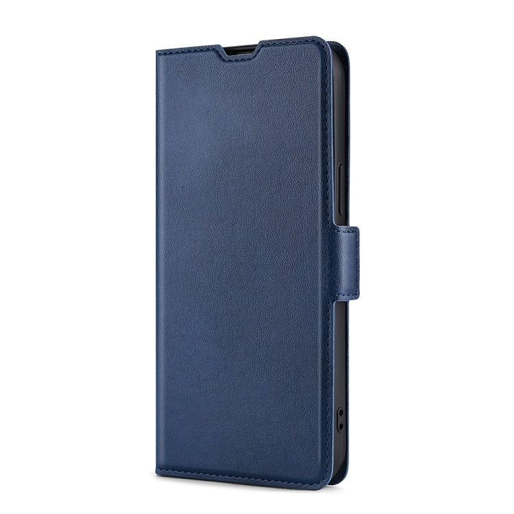 For Doogee X96 Pro Ultra-thin Voltage Side Buckle PU + TPU Horizontal Flip Leather Case with Holder & Card Slot(Blue) - More Brand by PMC Jewellery | Online Shopping South Africa | PMC Jewellery | Buy Now Pay Later Mobicred