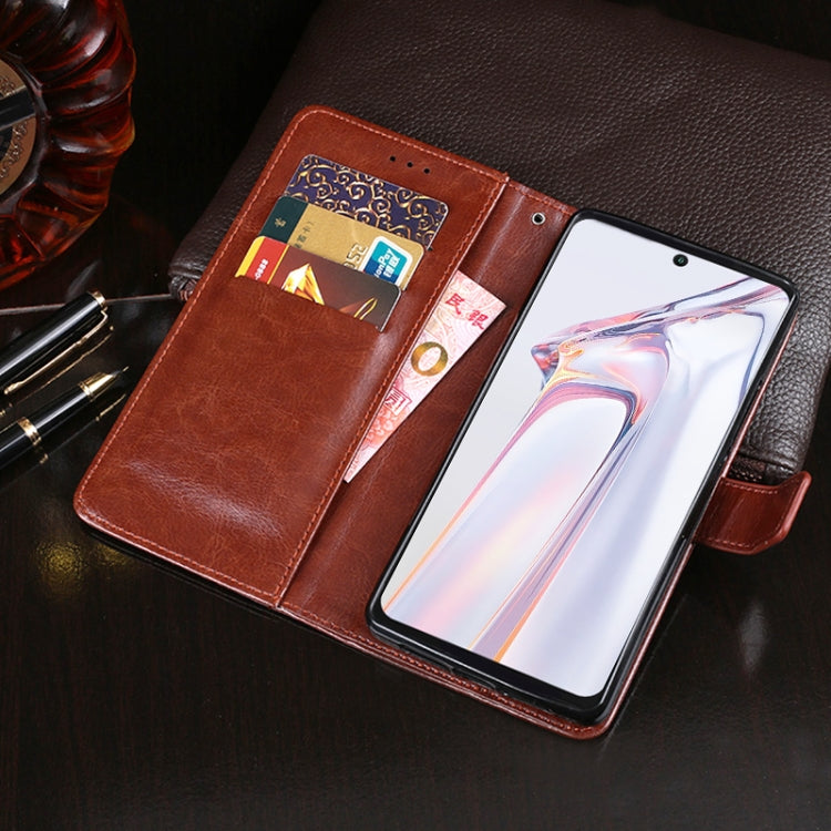 For Blackview A100 idewei Crazy Horse Texture Horizontal Flip Leather Case with Holder & Card Slots & Wallet(Rose Red) - More Brand by idewei | Online Shopping South Africa | PMC Jewellery | Buy Now Pay Later Mobicred