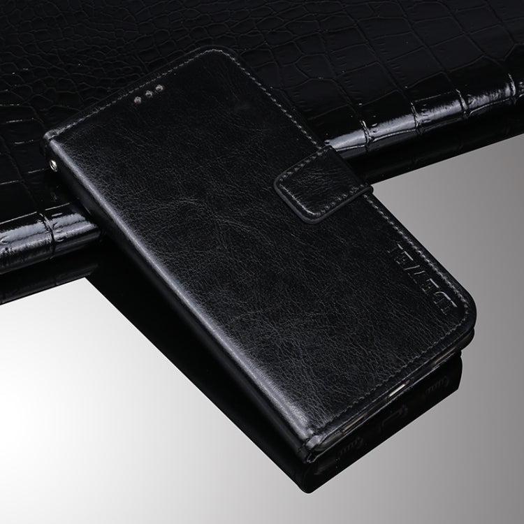 For Blackview A100 idewei Crazy Horse Texture Horizontal Flip Leather Case with Holder & Card Slots & Wallet(Black) - More Brand by idewei | Online Shopping South Africa | PMC Jewellery | Buy Now Pay Later Mobicred