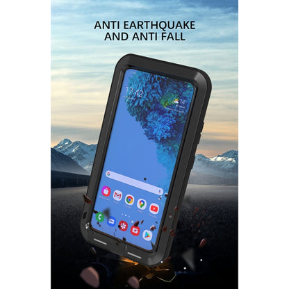 For Samsung Galaxy S21 Ultra 5G LOVE MEI Metal Shockproof Waterproof Dustproof Protective Case without Glass(Black) - Galaxy S21 Ultra 5G Cases by LOVE MEI | Online Shopping South Africa | PMC Jewellery