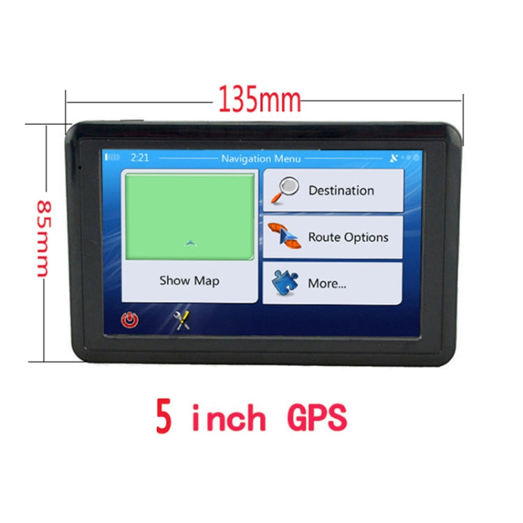 Q5 Car 5 inch HD TFT Touch Screen GPS Navigator Support TF Card / MP3 / FM Transmitter, Specification:Southeast Asia Map - Car Monitor by PMC Jewellery | Online Shopping South Africa | PMC Jewellery | Buy Now Pay Later Mobicred