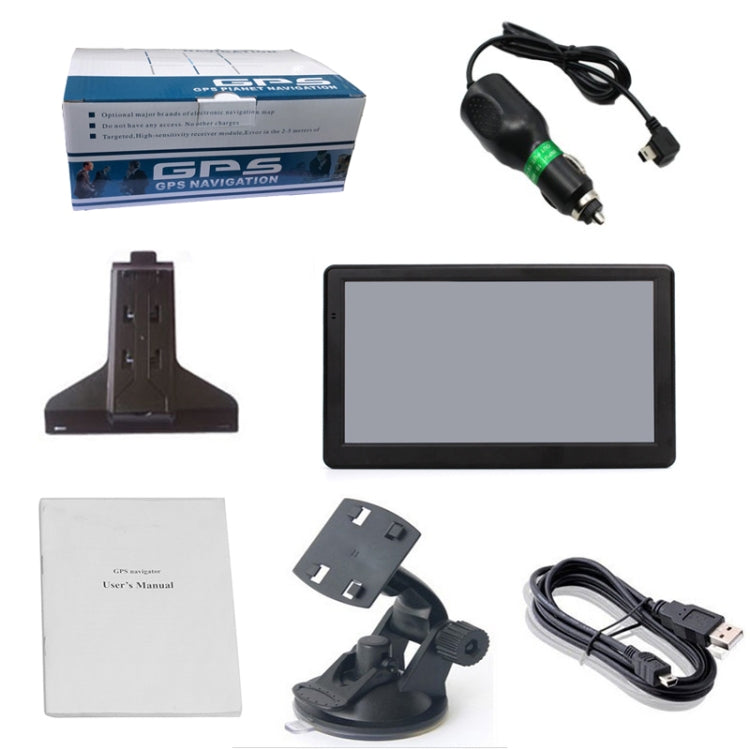 7 inch Car GPS Navigator 8G+256M Capacitive Screen High Configuration, Specification:Middle East Map - Car MP3 & MP4 & MP5 by PMC TechLife | Online Shopping South Africa | PMC TechLife | Buy Now Pay Later Mobicred