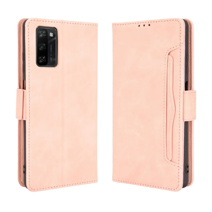 For Blackview A100 Skin Feel Calf Pattern Horizontal Flip Leather Case with Holder & Card Slots & Photo Frame(Pink) - More Brand by PMC Jewellery | Online Shopping South Africa | PMC Jewellery