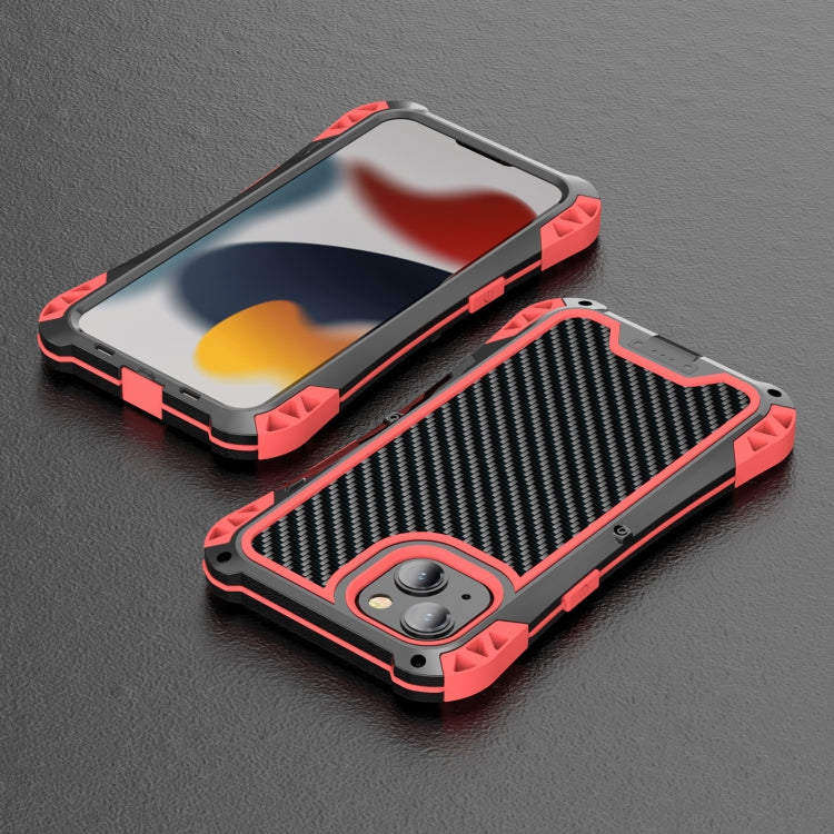 For iPhone 13 R-JUST AMIRA Shockproof Dustproof Waterproof Metal Protective Case(Red) - iPhone 13 Cases by R-JUST | Online Shopping South Africa | PMC TechLife