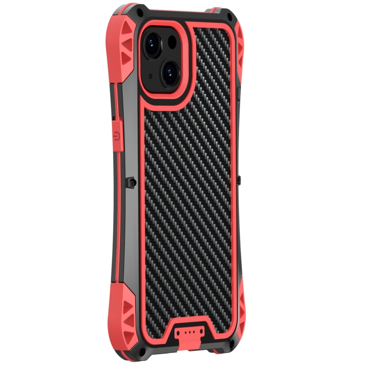 For iPhone 13 Pro R-JUST AMIRA Shockproof Dustproof Waterproof Metal Protective Case (Red) - iPhone 13 Pro Cases by R-JUST | Online Shopping South Africa | PMC TechLife | Buy Now Pay Later Mobicred