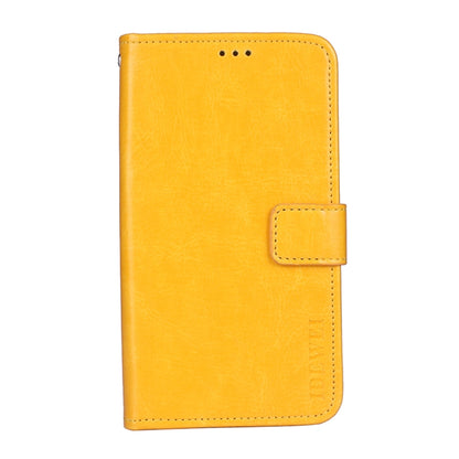 idewei Crazy Horse Texture Horizontal Flip Leather Case with Holder & Card Slots & Wallet For Oukitel C21 Pro(Yellow) - More Brand by idewei | Online Shopping South Africa | PMC Jewellery | Buy Now Pay Later Mobicred