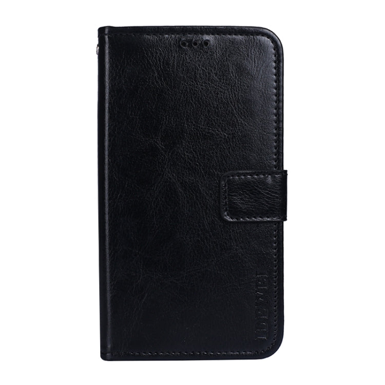 idewei Crazy Horse Texture Horizontal Flip Leather Case with Holder & Card Slots & Wallet For Doogee N40 Pro(Black) - More Brand by idewei | Online Shopping South Africa | PMC Jewellery | Buy Now Pay Later Mobicred