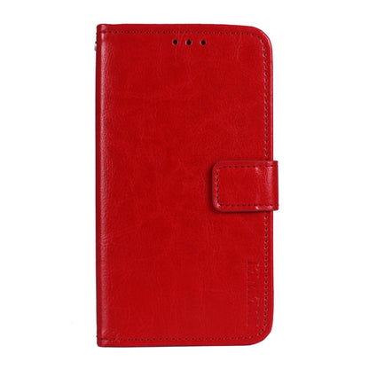 idewei Crazy Horse Texture Horizontal Flip Leather Case with Holder & Card Slots & Wallet For Doogee N40 Pro(Red) - More Brand by idewei | Online Shopping South Africa | PMC Jewellery | Buy Now Pay Later Mobicred