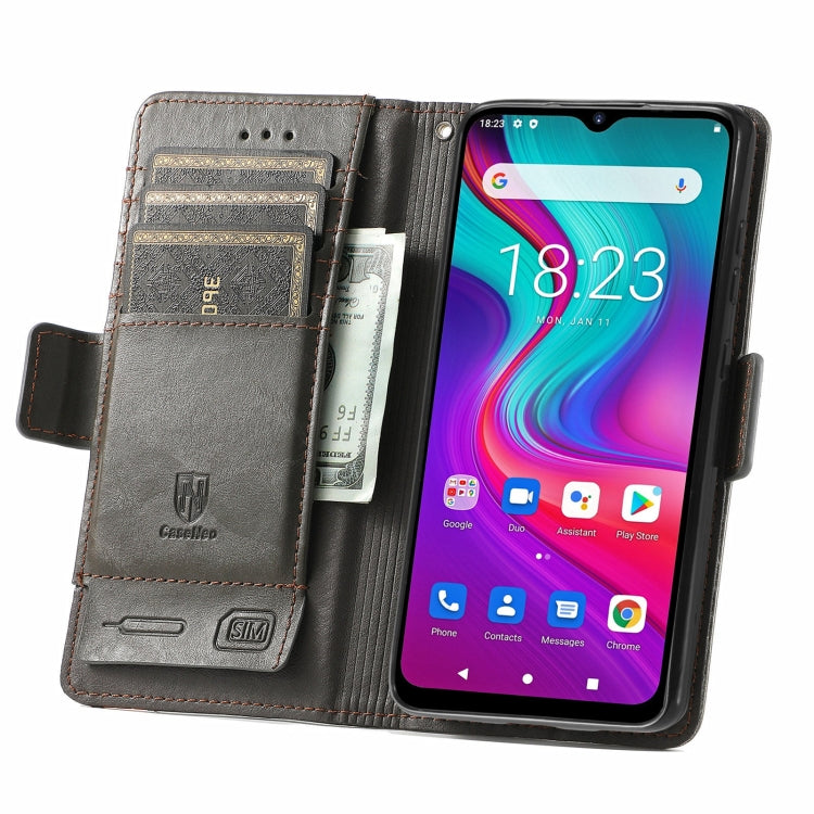 For Doogee X96 Pro CaseNeo Business Splicing Dual Magnetic Buckle Horizontal Flip PU Leather Case with Holder & Card Slots & Wallet(Grey) - More Brand by PMC Jewellery | Online Shopping South Africa | PMC Jewellery | Buy Now Pay Later Mobicred