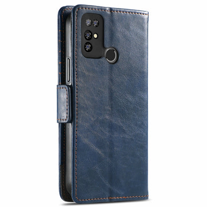 For Doogee X96 Pro CaseNeo Business Splicing Dual Magnetic Buckle Horizontal Flip PU Leather Case with Holder & Card Slots & Wallet(Blue) - More Brand by PMC Jewellery | Online Shopping South Africa | PMC Jewellery | Buy Now Pay Later Mobicred