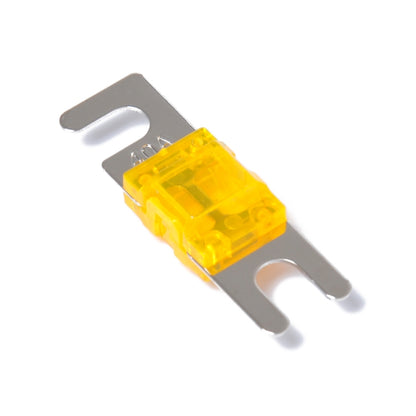 A0302 Dark Orange 5 PCS Car Audio AFS Mini ANL 30A Fuse Nicked Plated - Fuse by PMC Jewellery | Online Shopping South Africa | PMC Jewellery | Buy Now Pay Later Mobicred