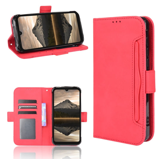 For Doogee S86 / S86 Pro Skin Feel Calf Pattern Horizontal Flip Leather Case with Holder & Card Slots & Photo Frame(Red) - More Brand by PMC Jewellery | Online Shopping South Africa | PMC Jewellery | Buy Now Pay Later Mobicred