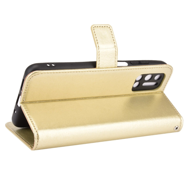 For Doogee N40 Pro Crazy Horse Texture Horizontal Flip Leather Case with Holder & Card Slots & Lanyard(Gold) - More Brand by PMC Jewellery | Online Shopping South Africa | PMC Jewellery | Buy Now Pay Later Mobicred