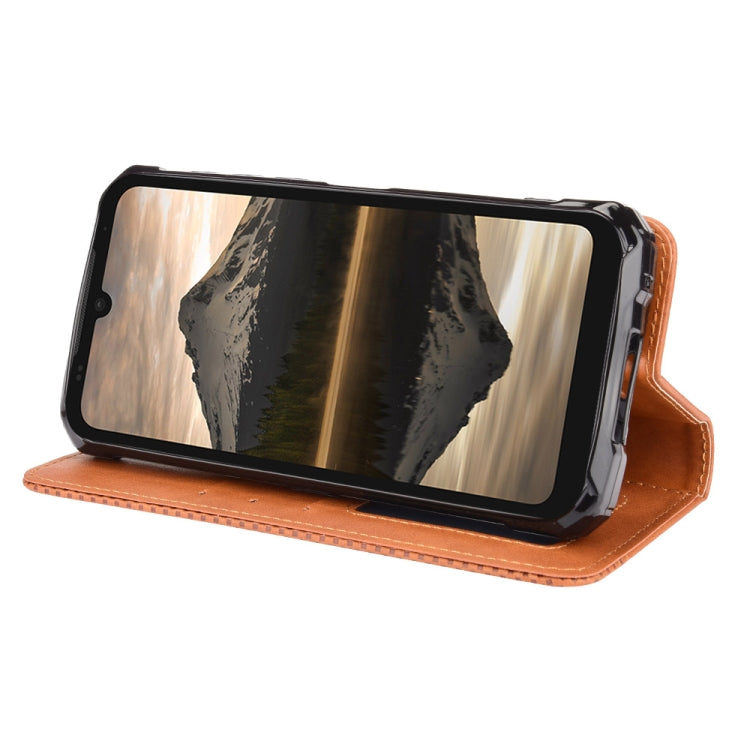 For Doogee S86 / S86 Pro Magnetic Buckle Retro Pattern Horizontal Flip Leather Case with Holder & Card Slot & Wallet(Brown) - More Brand by PMC Jewellery | Online Shopping South Africa | PMC Jewellery | Buy Now Pay Later Mobicred