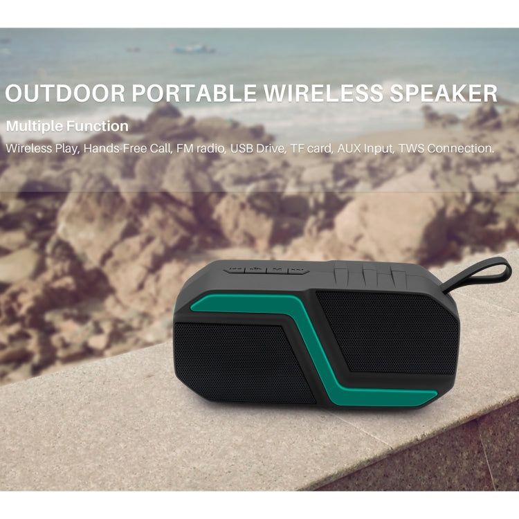 NewRixing NR-5019 Outdoor Portable Bluetooth Speaker, Support Hands-free Call / TF Card / FM / U Disk(Yellow) - Desktop Speaker by NewRixing | Online Shopping South Africa | PMC Jewellery | Buy Now Pay Later Mobicred