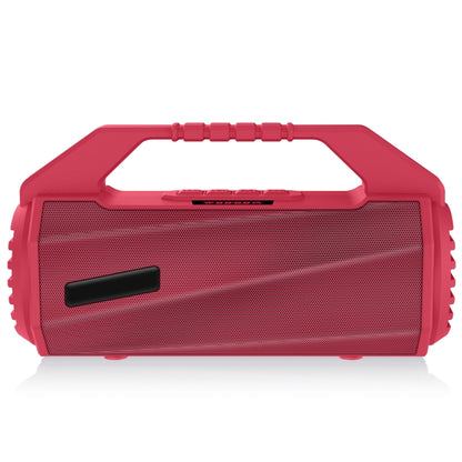 NewRixing NR-4025P with Screen Outdoor Splash-proof Water Portable Bluetooth Speaker, Support Hands-free Call / TF Card / FM / U Disk(Red) - Desktop Speaker by NewRixing | Online Shopping South Africa | PMC Jewellery | Buy Now Pay Later Mobicred