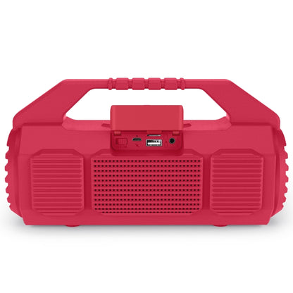 NewRixing NR-4025P with Screen Outdoor Splash-proof Water Portable Bluetooth Speaker, Support Hands-free Call / TF Card / FM / U Disk(Red) - Desktop Speaker by NewRixing | Online Shopping South Africa | PMC Jewellery | Buy Now Pay Later Mobicred