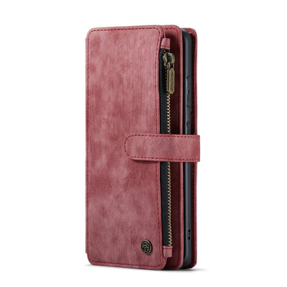For Samsung Galaxy S20 5G CaseMe-C30 PU + TPU Multifunctional Horizontal Flip Leather Case with Holder & Card Slot & Wallet & Zipper Pocket(Red) - Galaxy Phone Cases by CaseMe | Online Shopping South Africa | PMC Jewellery