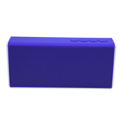 NewRixing NR-5012 Desktop Plating Bluetooth Speakerr, Support Hands-free Call / TF Card / FM / U Disk(Blue) - Desktop Speaker by NewRixing | Online Shopping South Africa | PMC Jewellery | Buy Now Pay Later Mobicred