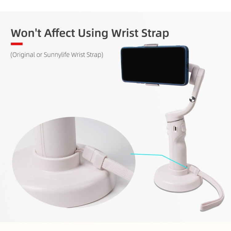 Sunnylife DZ75 Mobile Phone Gimbal Desktop Fixed Stand Base for DJI OM 5(White) -  by Sunnylife | Online Shopping South Africa | PMC TechLife | Buy Now Pay Later Mobicred