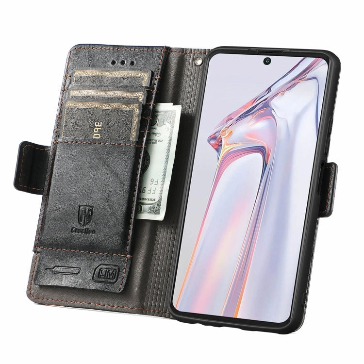 For Blackview A100 CaseNeo Business Splicing Dual Magnetic Buckle Horizontal Flip PU Leather Case with Holder & Card Slots & Wallet(Black) - More Brand by PMC Jewellery | Online Shopping South Africa | PMC Jewellery | Buy Now Pay Later Mobicred