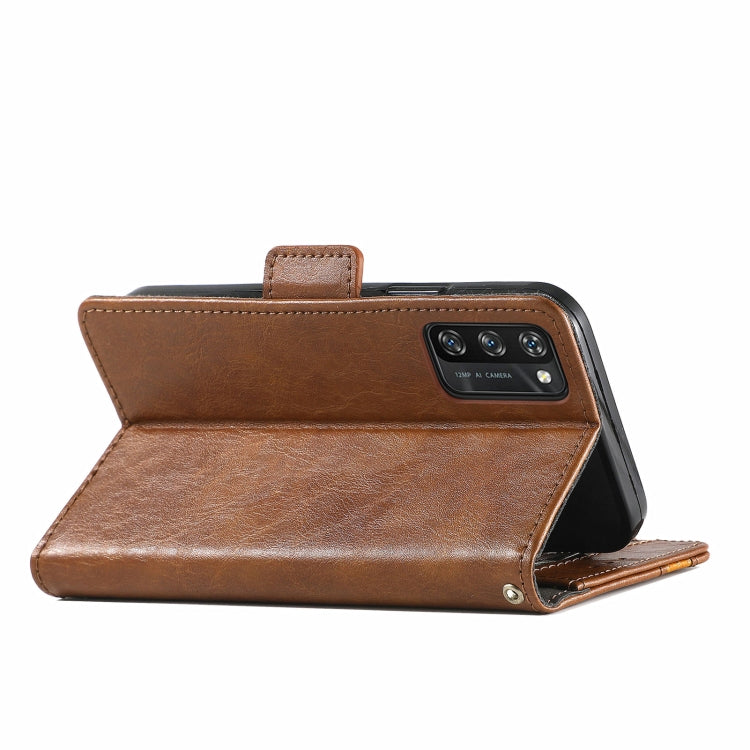 For Blackview A100 CaseNeo Business Splicing Dual Magnetic Buckle Horizontal Flip PU Leather Case with Holder & Card Slots & Wallet(Brown) - More Brand by PMC Jewellery | Online Shopping South Africa | PMC Jewellery | Buy Now Pay Later Mobicred