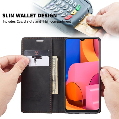 For Galaxy A20s CaseMe-013 Multifunctional Horizontal Flip Leather Case with Card Slot & Holder & Wallet(Black) - Galaxy Phone Cases by CaseMe | Online Shopping South Africa | PMC Jewellery | Buy Now Pay Later Mobicred