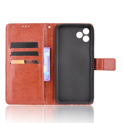 For Blackview Oscal C20 Crazy Horse Texture Horizontal Flip Leather Case with Holder & Card Slots & Lanyard(Brown) - More Brand by PMC Jewellery | Online Shopping South Africa | PMC Jewellery | Buy Now Pay Later Mobicred