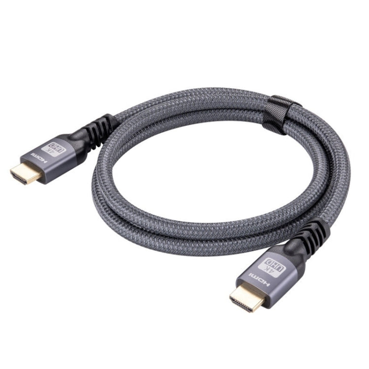 HDMI 2.0 Male to HDMI 2.0 Male 4K Ultra-HD Braided Adapter Cable, Cable Length:6m(Grey) - Cable by PMC Jewellery | Online Shopping South Africa | PMC Jewellery | Buy Now Pay Later Mobicred