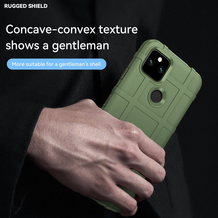 For Google Pixel 5a 5G Full Coverage Shockproof TPU Case(Green) - Google Cases by PMC Jewellery | Online Shopping South Africa | PMC Jewellery | Buy Now Pay Later Mobicred