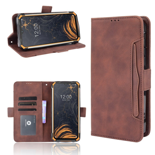 For Doogee S88 Plus / S88 Pro Skin Feel Calf Pattern Horizontal Flip Leather Case with Holder & Card Slots & Photo Frame(Brown) - More Brand by PMC Jewellery | Online Shopping South Africa | PMC Jewellery | Buy Now Pay Later Mobicred