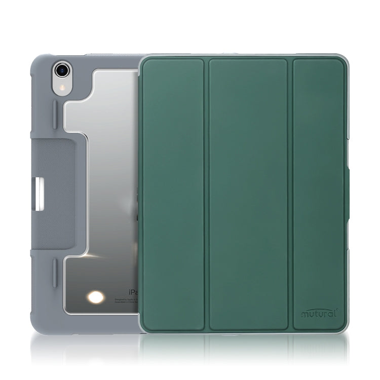 For iPad mini 6 / mini 2024 Mutural Horizontal Flip Tablet Case with Holder & Pen Slot(Black) - free shipping - PMC TechLife - Order now!