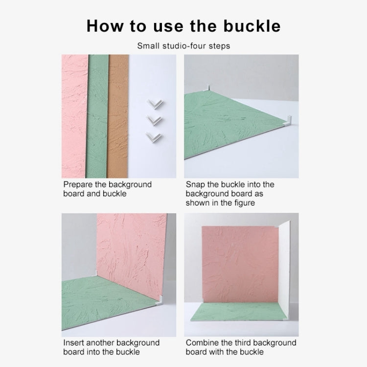 60 x 60cm Retro PVC Cement Texture Board Photography Backdrops Board(Grey White) - Brick Wall by PMC TechLife | Online Shopping South Africa | PMC TechLife | Buy Now Pay Later Mobicred