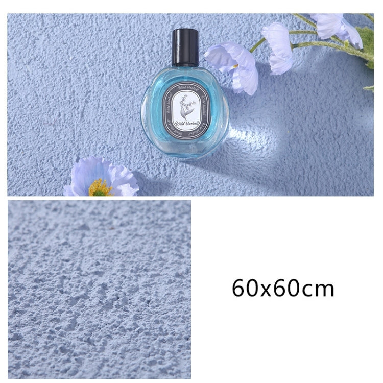 60 x 60cm PVC Backdrop Board Coarse Sand Texture Cement Photography Backdrop Board(Grey Blue) - free shipping - PMC TechLife - Order now!