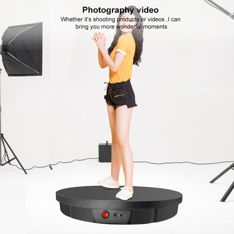 52cm Remote Control Electric Rotating Turntable Display Stand Video Shooting Props Turntable, Plug-in Power, Power Plug:AU Plug(Black) -  by PMC TechLife | Online Shopping South Africa | PMC TechLife | Buy Now Pay Later Mobicred