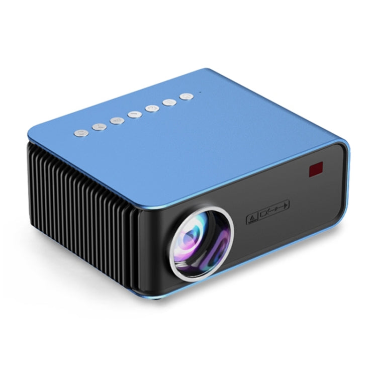 T4 Regular Version 1024x600 1200 Lumens Portable Home Theater LCD Projector, Plug Type:US Plug(Blue) - Mini Projector by PMC Jewellery | Online Shopping South Africa | PMC Jewellery | Buy Now Pay Later Mobicred