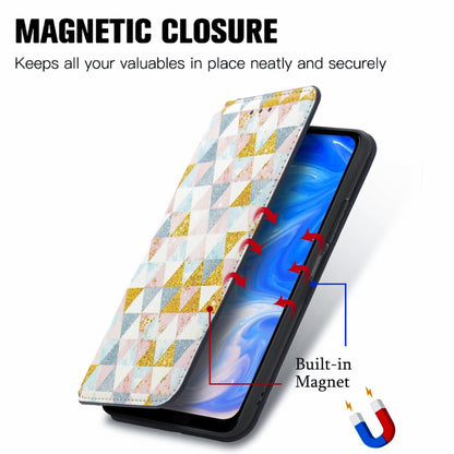 For Doogee N40 Pro CaseNeo Colorful Magnetic Leather Case with Holder & Card Slot & Wallet(Rhombus) - More Brand by PMC Jewellery | Online Shopping South Africa | PMC Jewellery | Buy Now Pay Later Mobicred