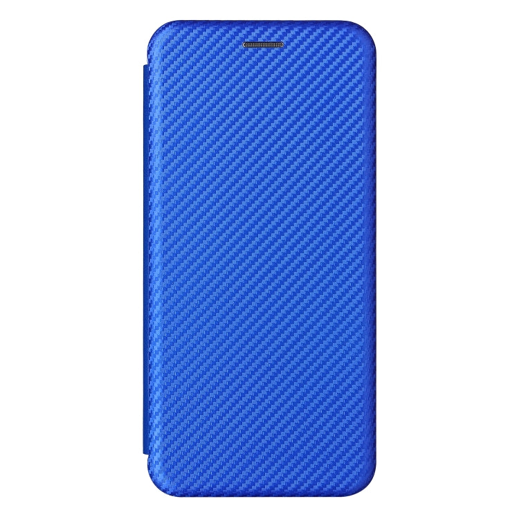 For Blackview Oscal C20 Carbon Fiber Texture Horizontal Flip Leather Phone Case with Card Slot(Blue) - More Brand by PMC Jewellery | Online Shopping South Africa | PMC Jewellery | Buy Now Pay Later Mobicred