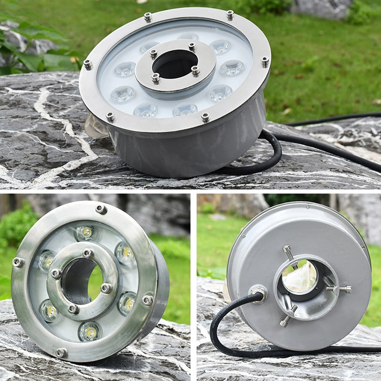 9W Landscape Ring LED Aluminum Alloy Underwater Fountain Light(Warm Light) - free shipping - PMC TechLife - Order now!