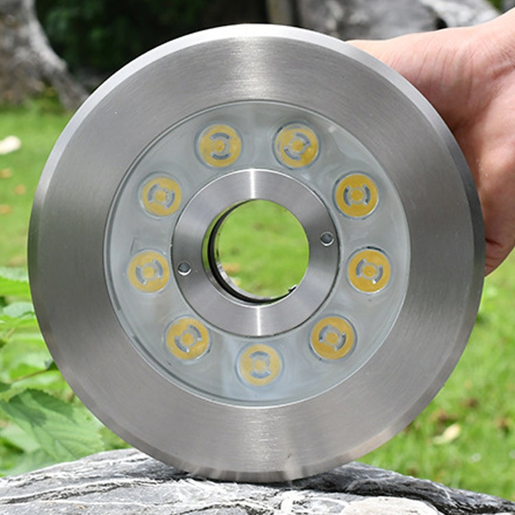 24W Landscape Ring LED Stainless Steel Underwater Fountain Light(Warm Light) - Underwater Lights by PMC TechLife | Online Shopping South Africa | PMC TechLife | Buy Now Pay Later Mobicred
