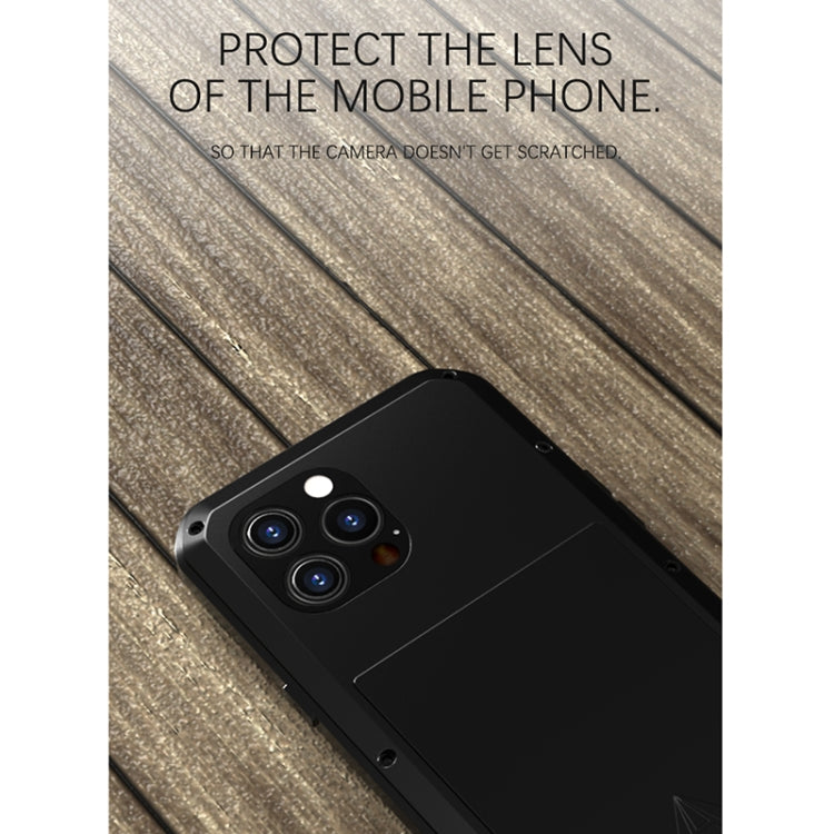 For iPhone 13 Pro Max LOVE MEI Metal Shockproof Life Waterproof Dustproof Protective Phone Case (Silver) - free shipping - PMC TechLife - Order now!