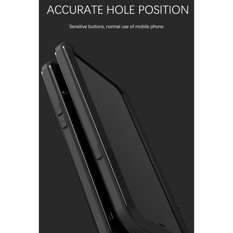 For iPhone 13 Pro Max LOVE MEI Metal Shockproof Life Waterproof Dustproof Protective Phone Case (White) - iPhone 13 Pro Max Cases by LOVE MEI | Online Shopping South Africa | PMC TechLife | Buy Now Pay Later Mobicred