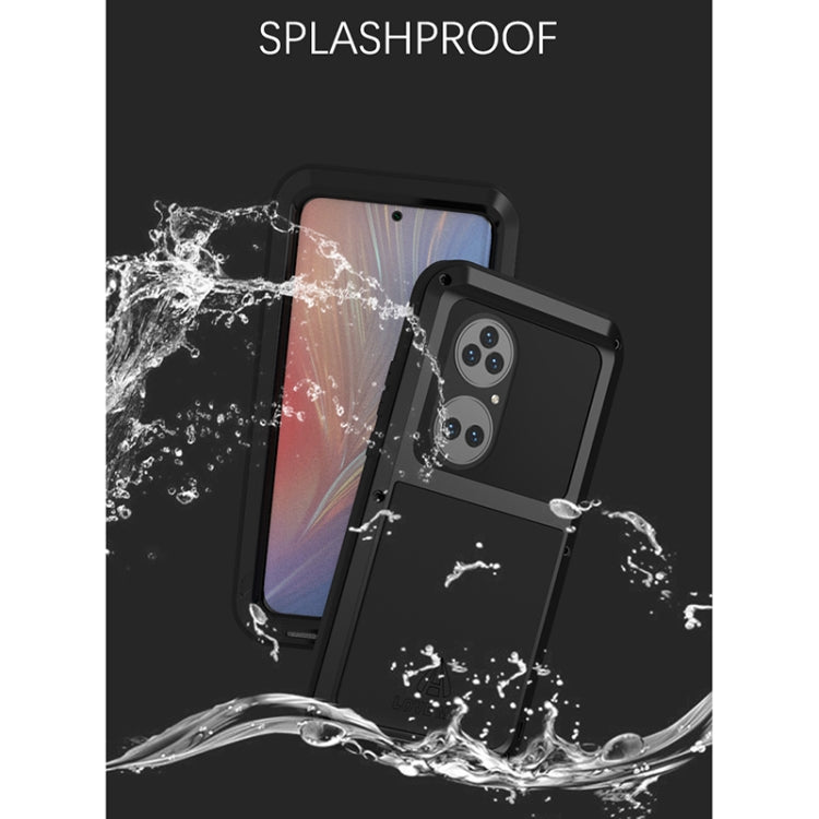 For Huawei P50 Pro LOVE MEI Metal Shockproof Waterproof Dustproof Protective Phone Case without Glass(Silver) - Huawei Cases by LOVE MEI | Online Shopping South Africa | PMC Jewellery | Buy Now Pay Later Mobicred