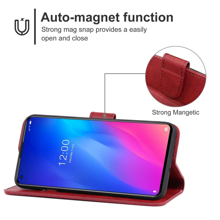 Leather Phone Case For DOOGEE N30(Red) - More Brand by PMC Jewellery | Online Shopping South Africa | PMC Jewellery | Buy Now Pay Later Mobicred